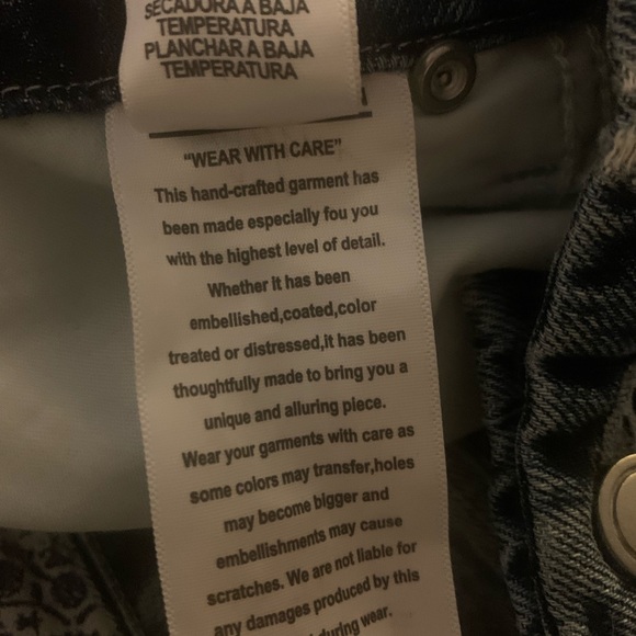 GOOD AMERICAN GOOD VINTAGE distressed baggie straight leg jeans size 16 NWT - Picture 10 of 10